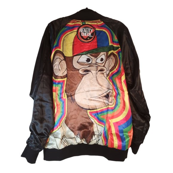 Kevin Hart Reality Check Tour VIP Satin Varsity Jacket UNISEX Size Large - Picture 8 of 10